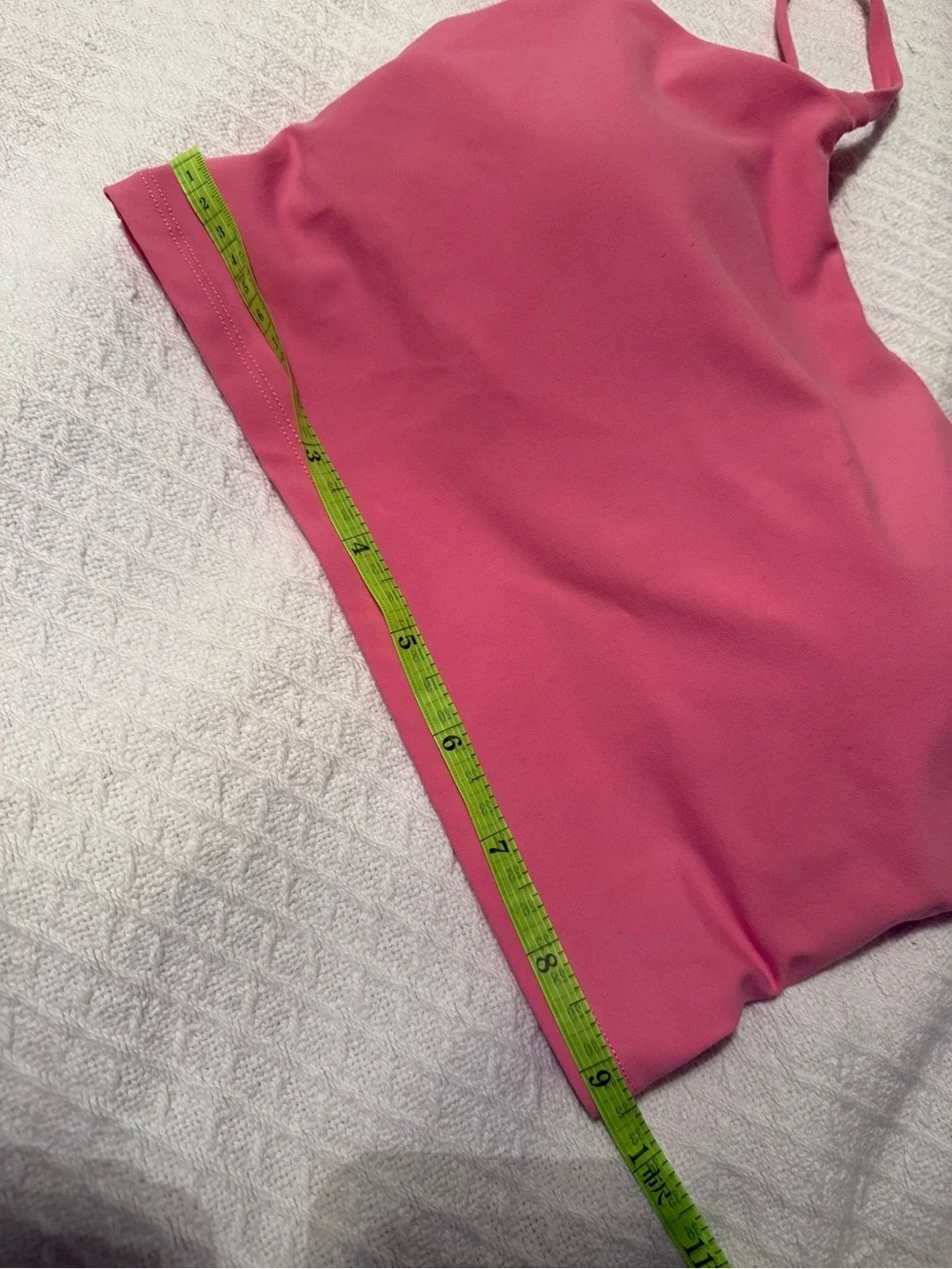 Bright Pink Cropped Cami Sports Bra